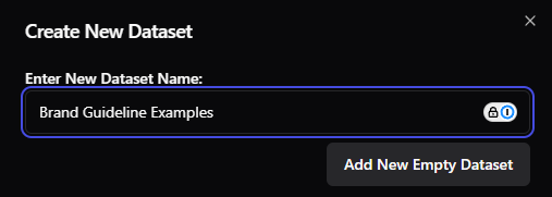 Enter the dataset name for fine-tuning