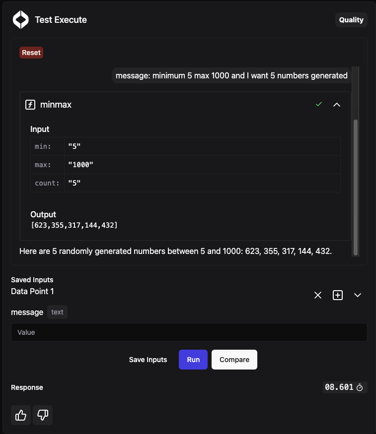 Function calling conversation